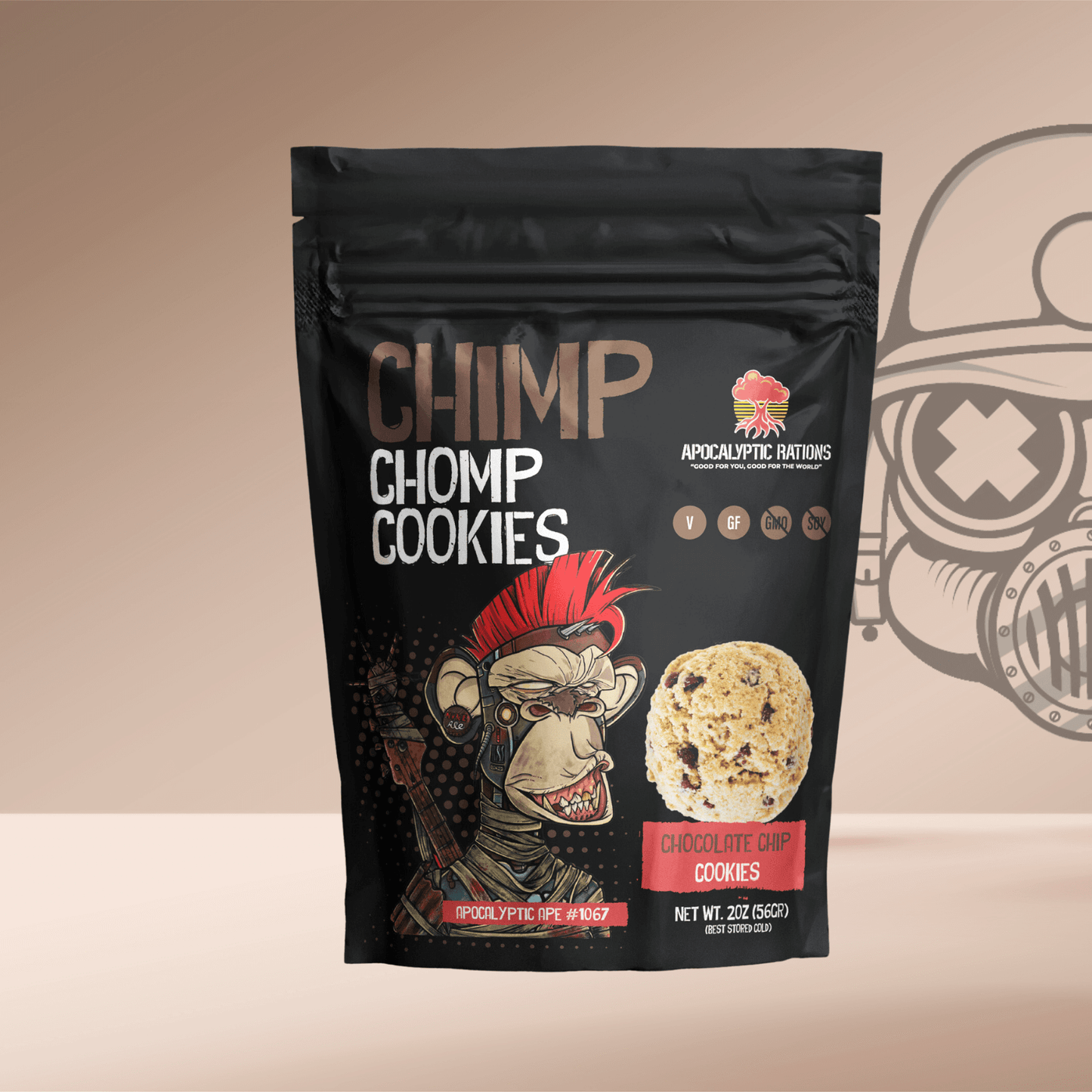 Chocolate Chip Cookies - Apocalyptic Ape #1067